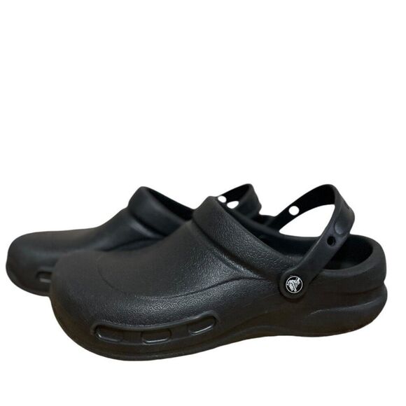 Crocs Bistro Slip Resistant Work Clog Black 10075 Men's Size 12 - Picture 2 of 6